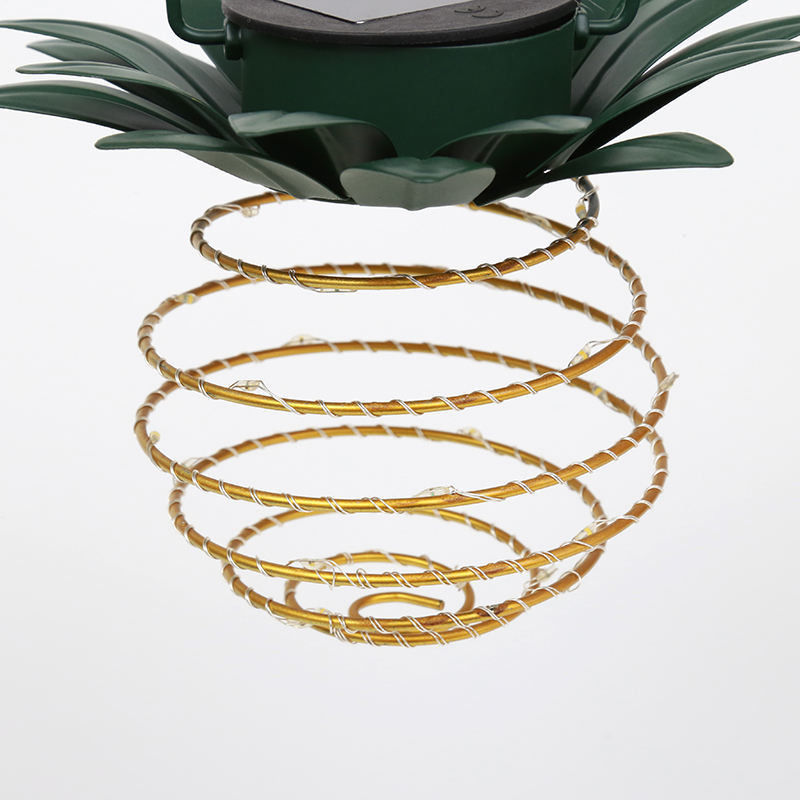 Lámpara Flujo luminoso Lm 15 Solar Ananas Linterna para la decoración del jardín paisaje