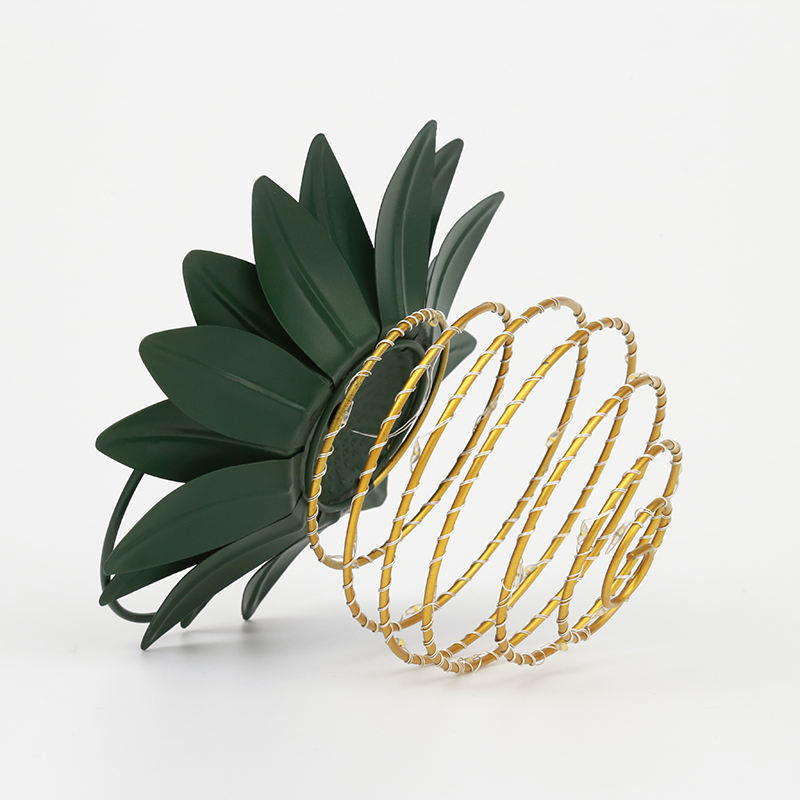 Lámpara Flujo luminoso Lm 15 Solar Ananas Linterna para la decoración del jardín paisaje
