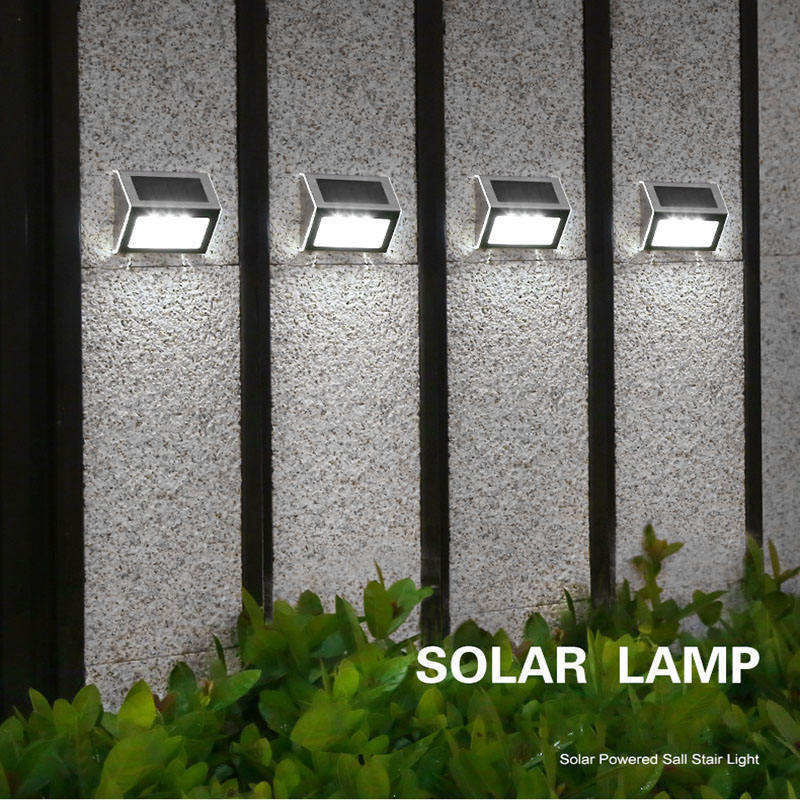 Lámpara Eficiencia luminosa 120lm/w Luz de pared solar para casas al aire libre Número de dirección