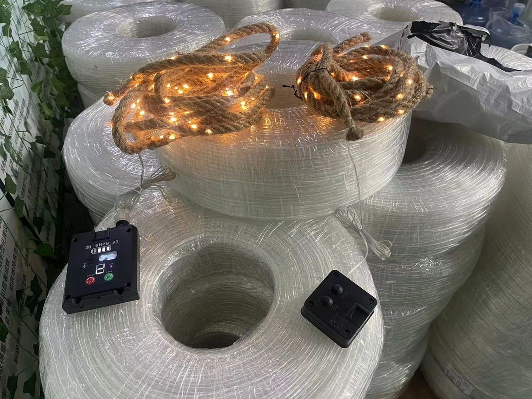 Lámpara de luz de la calle de luz solar de cable de cobre de luz de cuerda de jardín para una fácil instalación