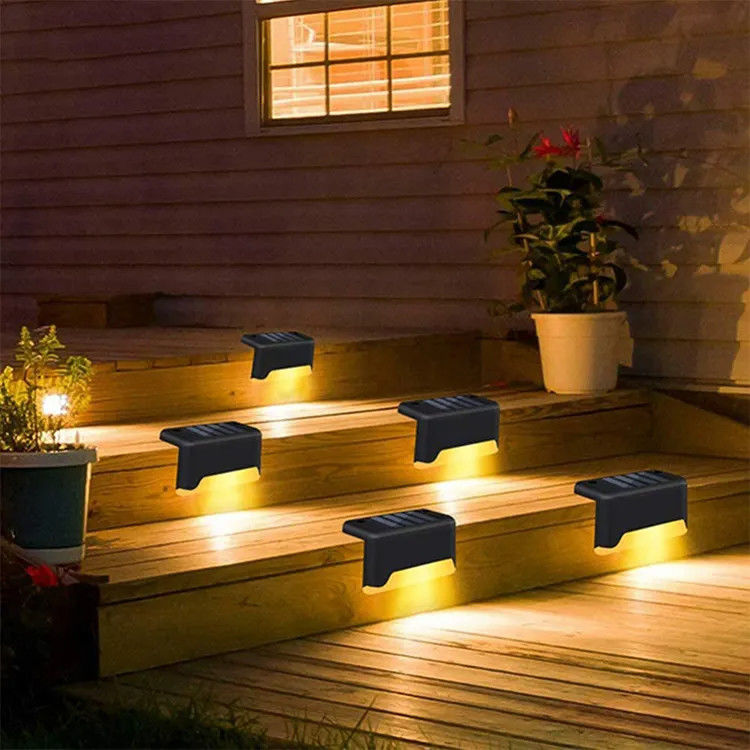 300lm Flujo luminoso de la cubierta de la escalera de la escalera de la barandilla de la escalera de las luces para la iluminación del jardín al aire libre