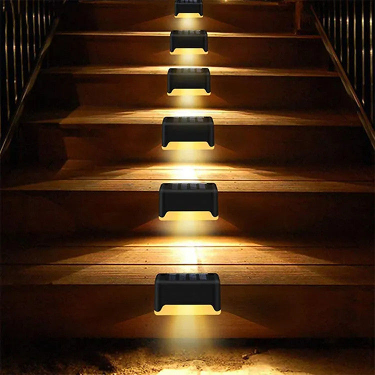300lm Flujo luminoso de la cubierta de la escalera de la escalera de la barandilla de la escalera de las luces para la iluminación del jardín al aire libre