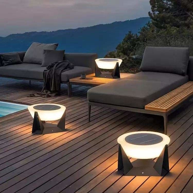 Luz solar LED exterior para decoración de jardines IP65 resistente al agua Luz de paisaje 85lm/w