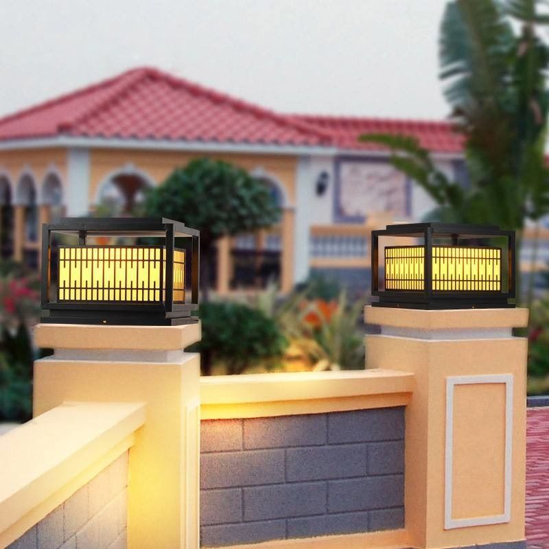 Iluminación de cercas de jardín al aire libre con 80 CRI y 3500K temperatura de color blanco cálido
