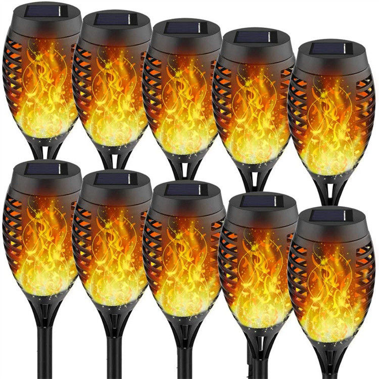 Luz LED con energía solar para bailar Llama parpadeante Paisaje patio Inodoro exterior