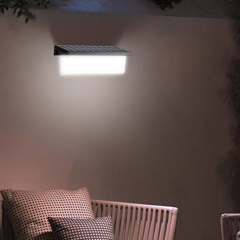 Villa Hotel Jardín exterior luz solar LED de pared con sensor de movimiento y control remoto