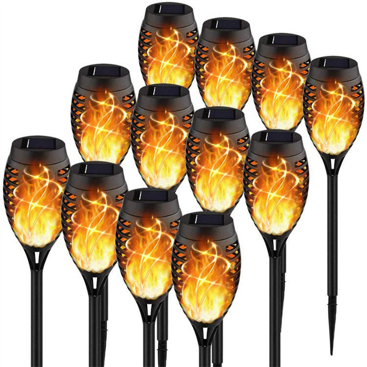Luz LED con energía solar para bailar Llama parpadeante Paisaje patio Inodoro exterior