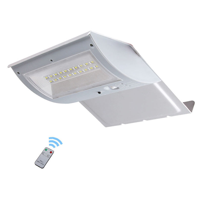 Luz LED solar de acero inoxidable montada en la pared para el mercado de publicidad al aire libre