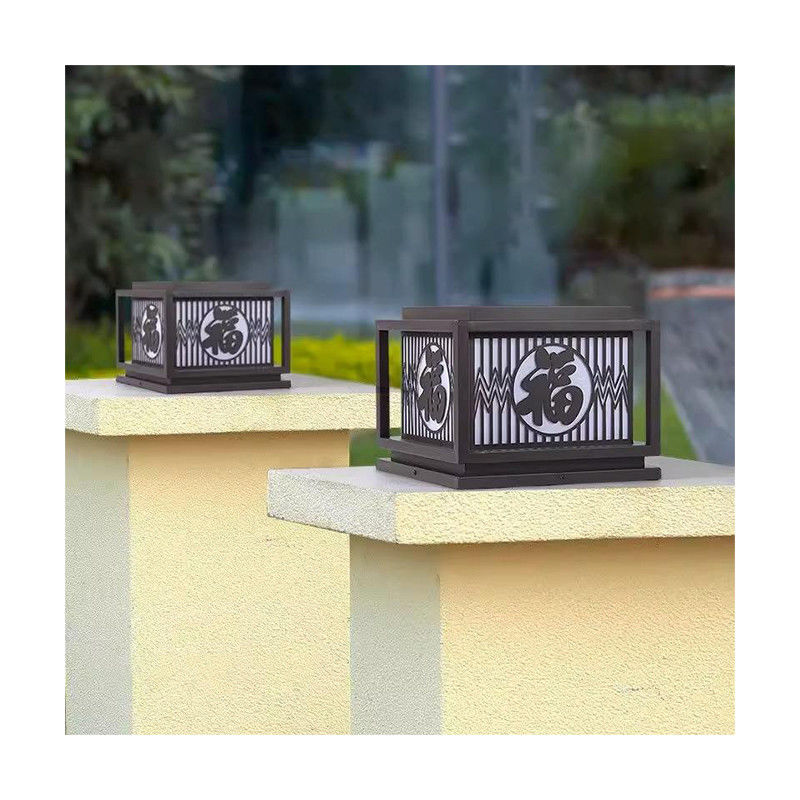 Lámparas de pilar impermeables de LED creativas para el hogar Villa patio exterior porche