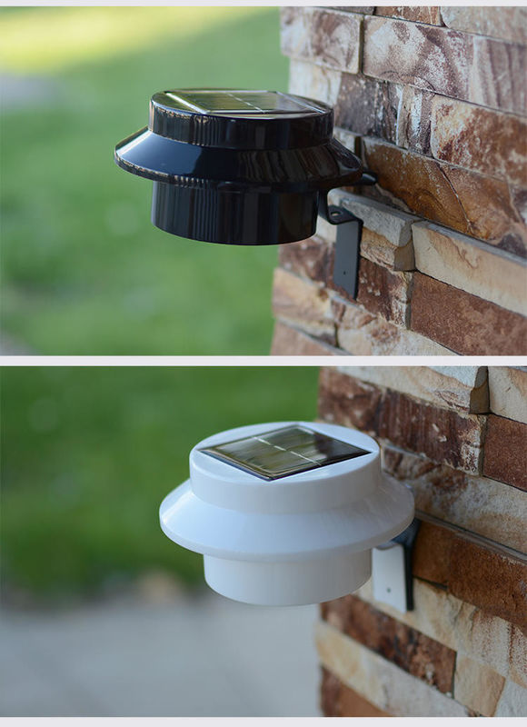 80 Ra Índice de reproducción de color Energía solar Fuente de alimentación exterior Pared de jardín LED Iluminación solar