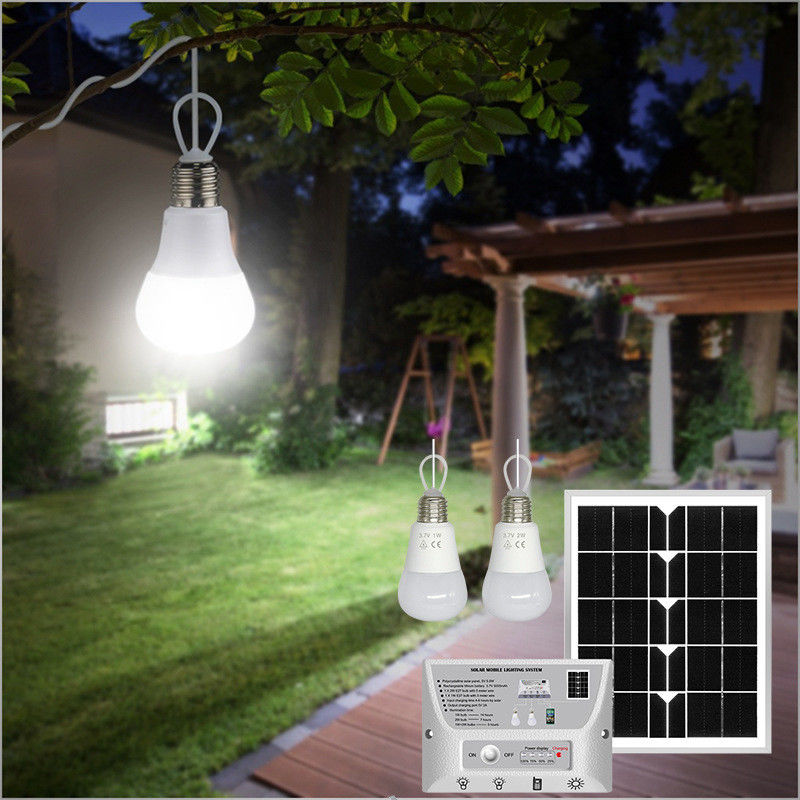 Panel solar IP44 para patio, jardín, balcón, camping, 50000 horas de trabajo