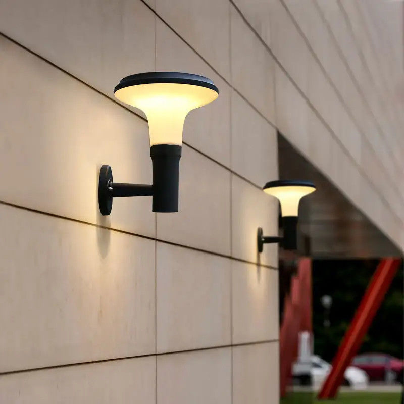 Luz solar de pared LED ultra brillante a prueba de agua para terraza exterior de puerta de villa personalizada