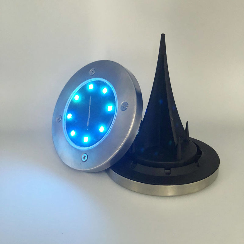 90 CRI Suministro de energía solar Venta caliente Personalización 8led Ip65 Inmune a agua luz solar exterior para el jardín