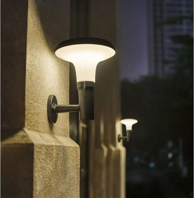 Luz solar de pared LED ultra brillante a prueba de agua para terraza exterior de puerta de villa personalizada