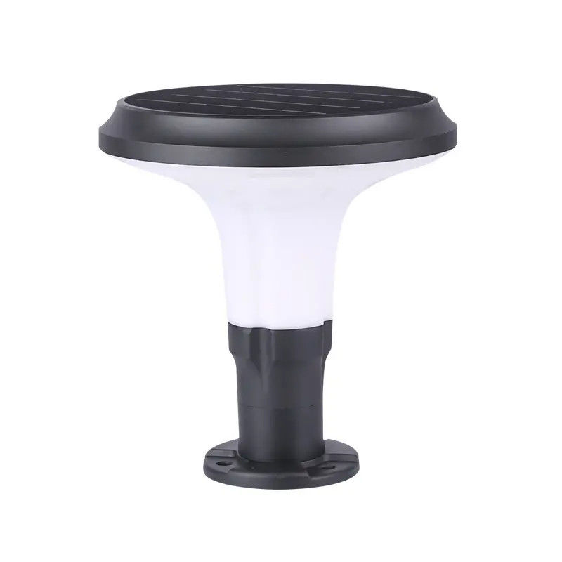 IP65 Lámpara de pilar solar con soporte de oscurecimiento