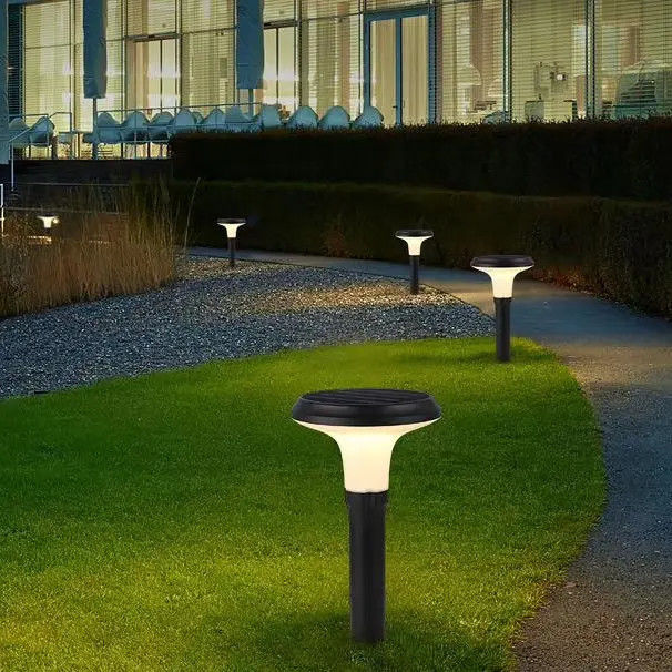 IP65 Lámpara de pilar solar con soporte de oscurecimiento