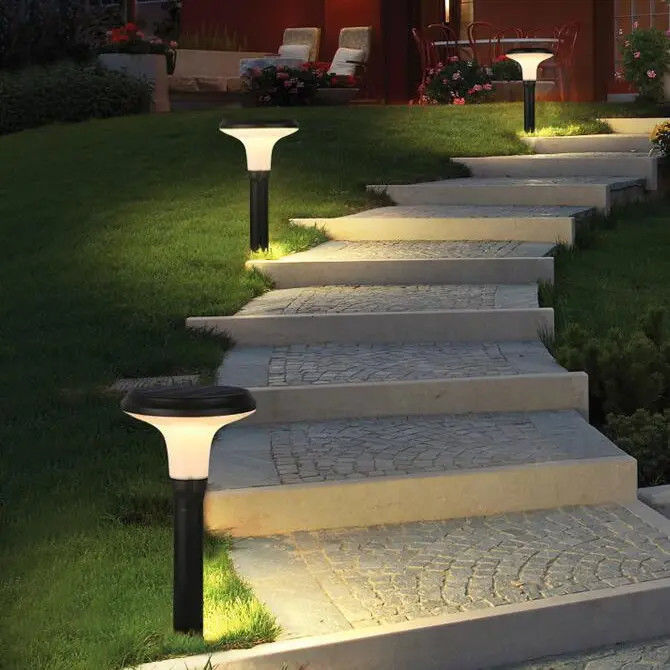 IP65 Lámpara de pilar solar con soporte de oscurecimiento
