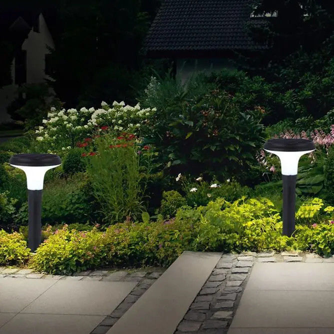 IP65 Lámpara de pilar solar con soporte de oscurecimiento