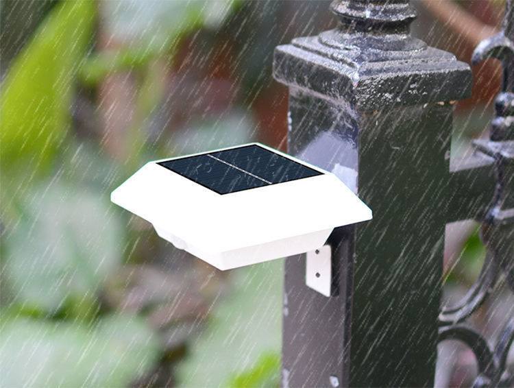 Lámparas solares de conducto LED para patio de jardín 12 lámparas de pared resistentes al agua al aire libre LED