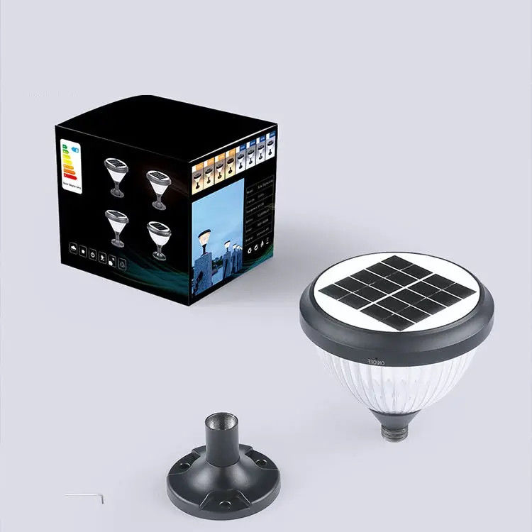 50000 horas de tiempo de trabajo Iluminación solar de postes Iluminación de paisajes para exteriores
