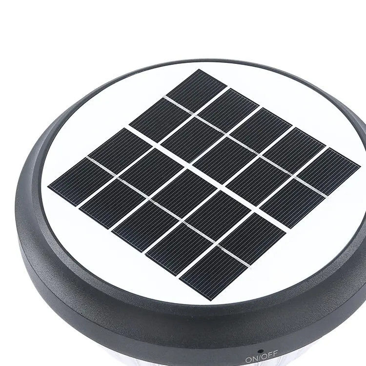 50000 horas de tiempo de trabajo Iluminación solar de postes Iluminación de paisajes para exteriores