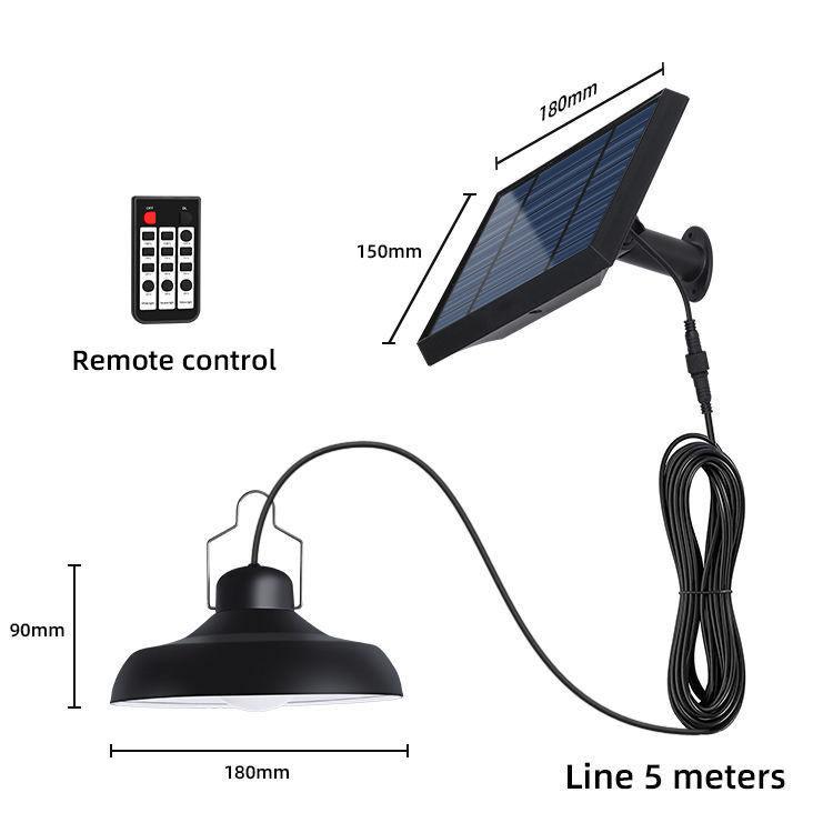 Energía solar China Hangin Waterproof Linterna LED para el campamento jardín portable