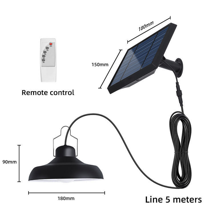 Energía solar China Hangin Waterproof Linterna LED para el campamento jardín portable