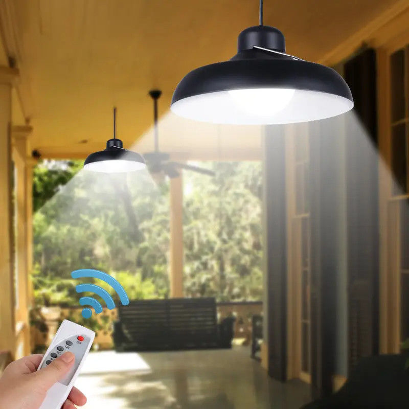 Luz solar de jardín con IP65 con batería de alta capacidad y lámpara LED blanca fría caliente