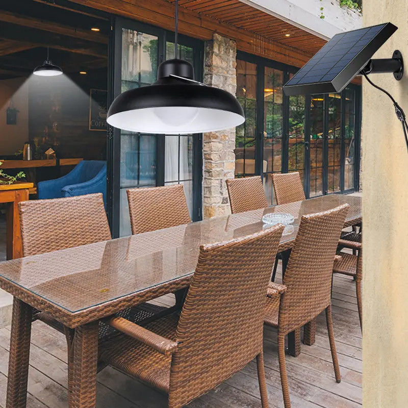 Luz solar de jardín con IP65 con batería de alta capacidad y lámpara LED blanca fría caliente