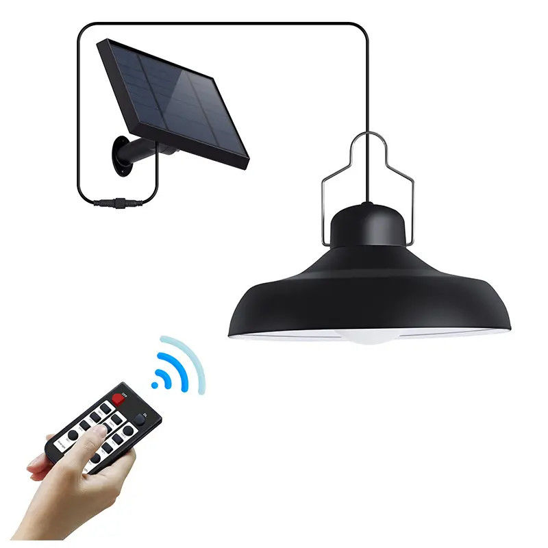 Ángulo de luz de 270° Candilero solar Temperatura del color CCT 6000K-7000K Lámpara colgante