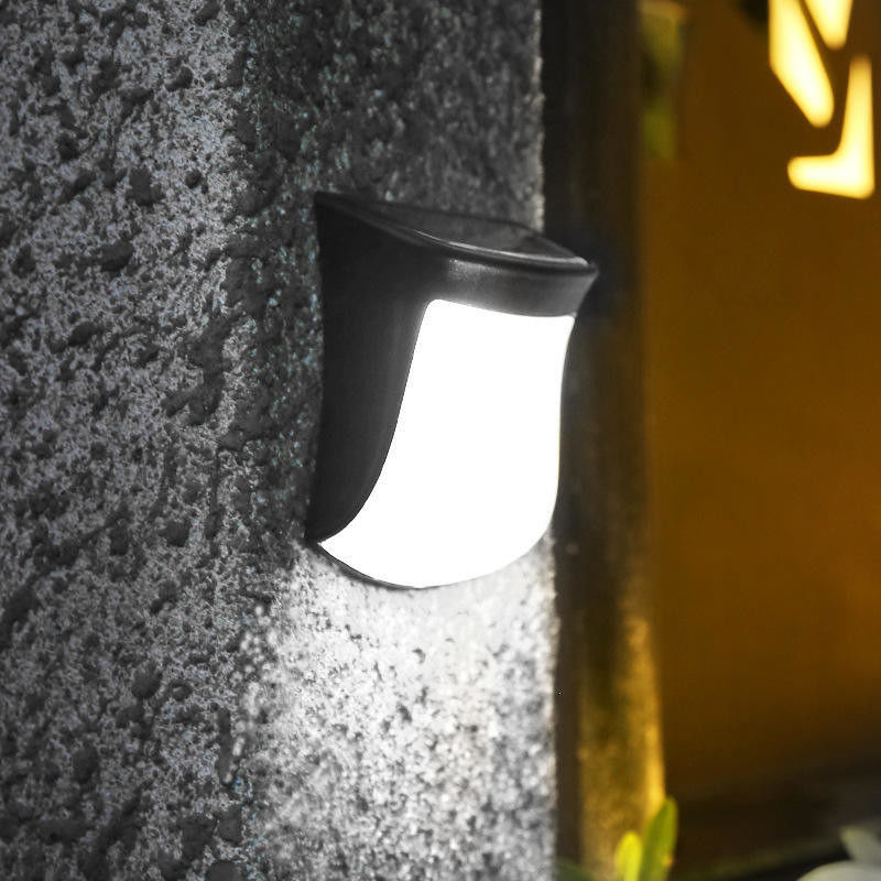 50000 horas de vida útil luz solar para cercas de patio al aire libre y paredes impermeables