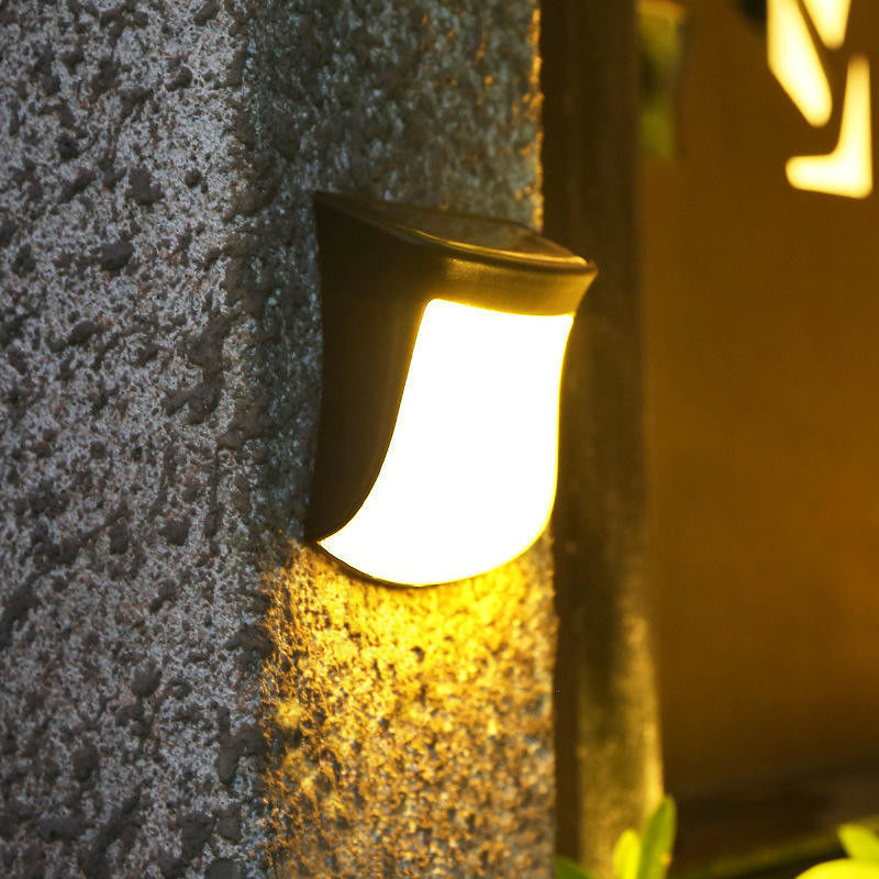 50000 horas de vida útil luz solar para cercas de patio al aire libre y paredes impermeables
