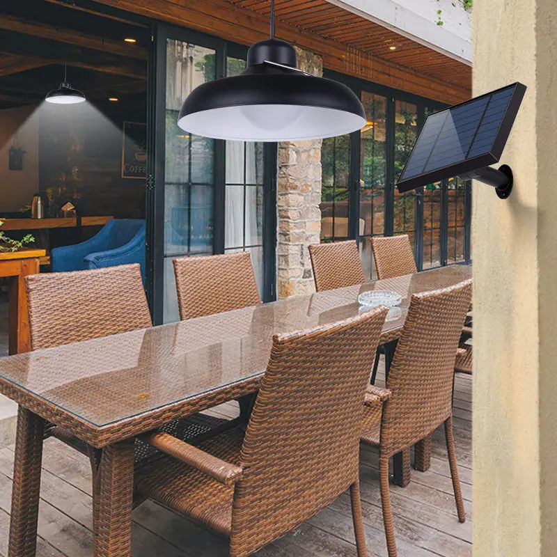 Índice de reproducción de color 80 Ra Luces solares para interior para colgar en el porche Gazebo Barn Camp