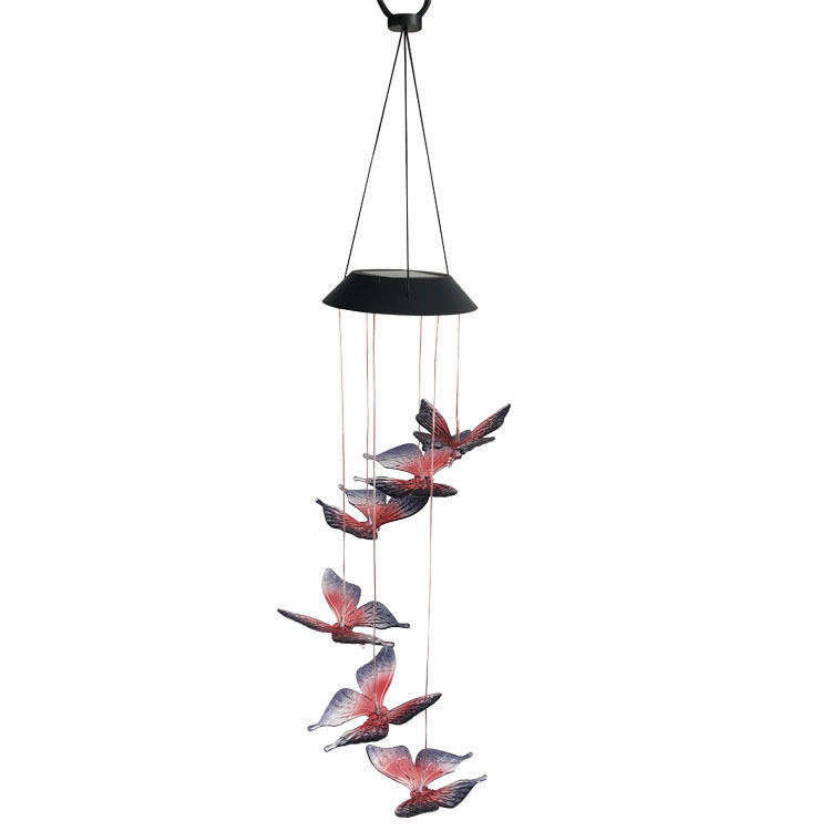 Tiempo de trabajo de 10 horas Lámpara de campana de viento de jardín colorida para colibri interior Decoración del hogar