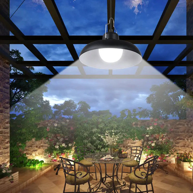 Índice de reproducción de color 80 Ra Luces solares para interior para colgar en el porche Gazebo Barn Camp