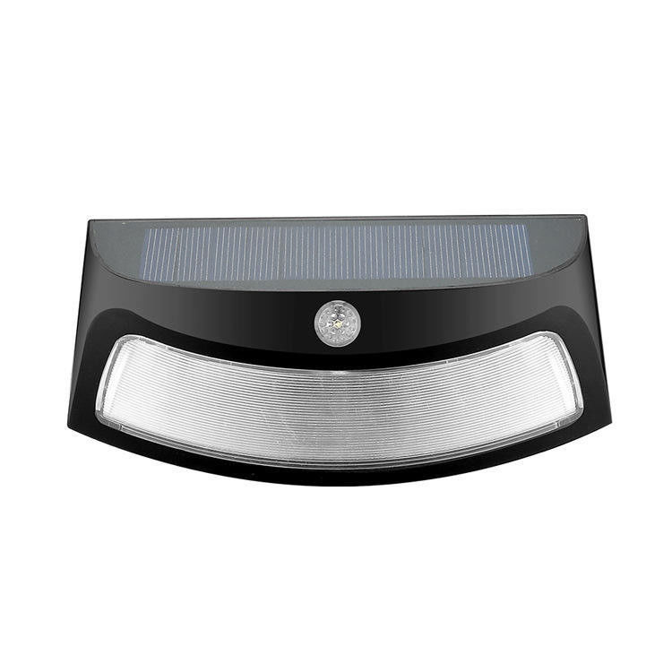 Iluminación de patio exterior a prueba de agua Control de luz led luz solar de pared para jardín