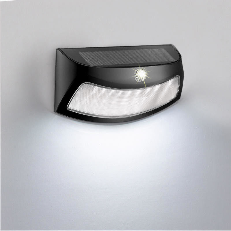 Iluminación de patio exterior a prueba de agua Control de luz led luz solar de pared para jardín