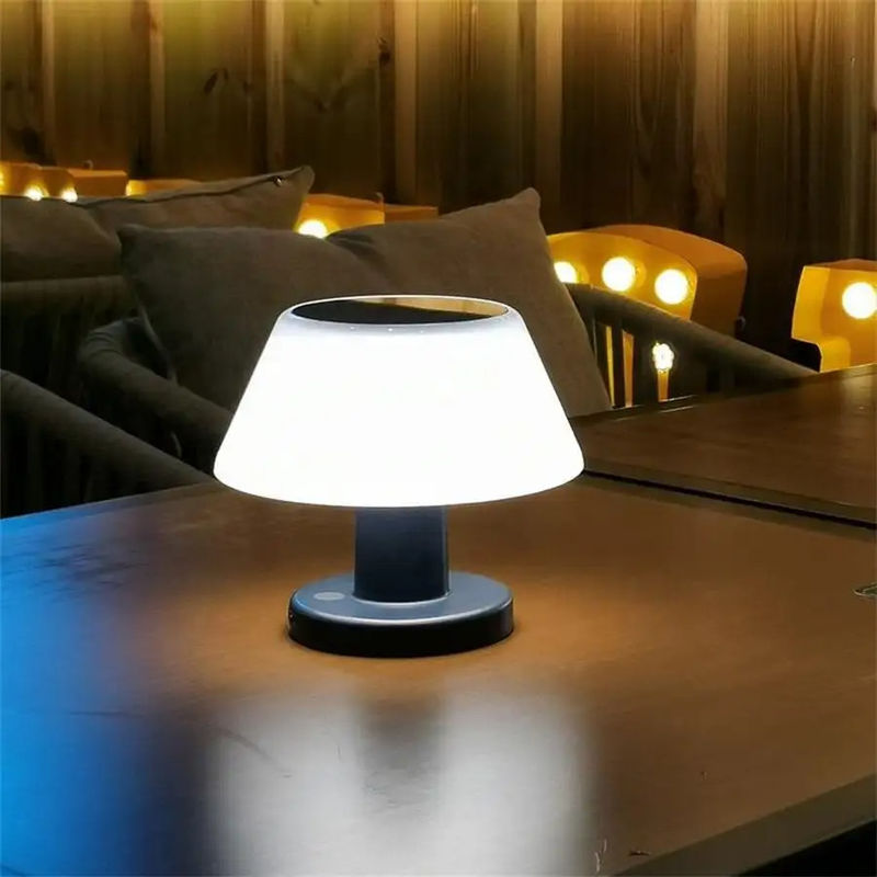 Índice de reproducción de color 80 Ra Lámpara nocturna solar de patio para ambiente de comedor y bar