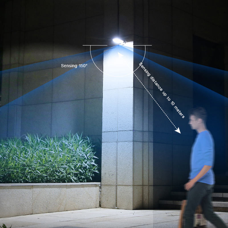 Temperatura de color CCT Luz cálida 3000K LED Iluminación de jardín exterior Luz de vía solar