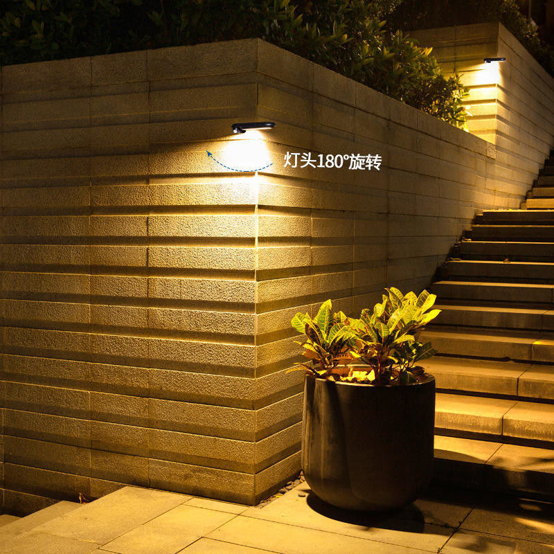 Temperatura de color CCT Luz cálida 3000K LED Iluminación de jardín exterior Luz de vía solar