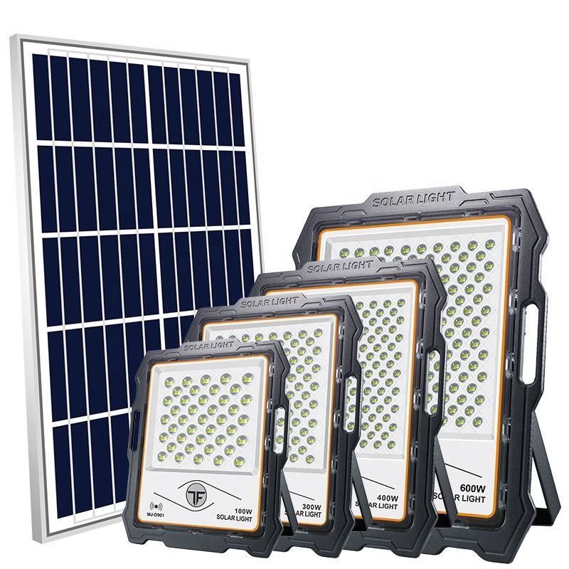Lumen Jardín al aire libre Ip65 Sensor de movimiento de seguridad LED luz solar de inundación 300W