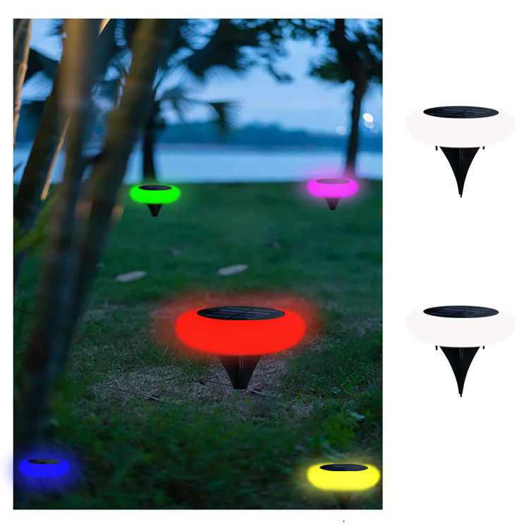 10000 Horas de Trabajo Tiempo Solar RGB Iluminación paisajística de césped para la decoración de patios al aire libre