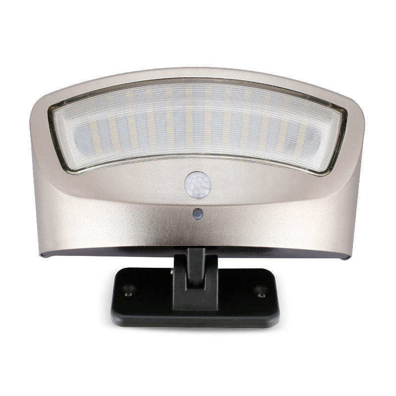 Luz moderna de sensor de movimiento solar LED Luz de pared solar con índice de reproducción de color Ra 85