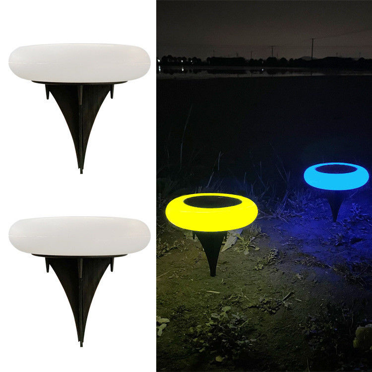 10000 Horas de Trabajo Tiempo Solar RGB Iluminación paisajística de césped para la decoración de patios al aire libre