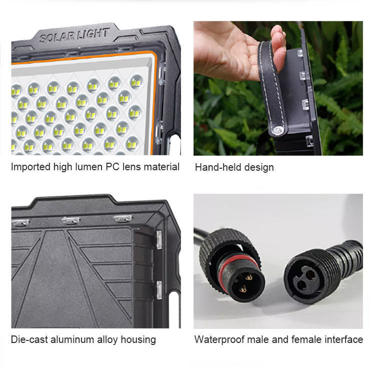 Lámpara de pared solar LED de control remoto con alta CRI Ra 80 y soporte para oscurecedores