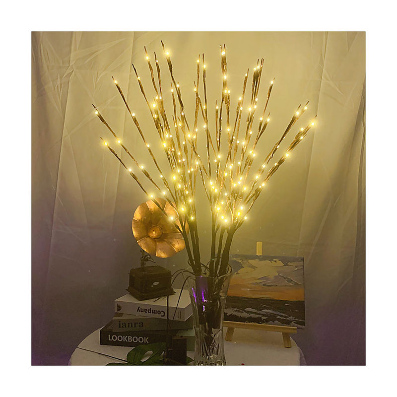 Lámpara de rama de sauce LED de 77 cm para boda Fiesta Fiesta Decoración del árbol de Navidad