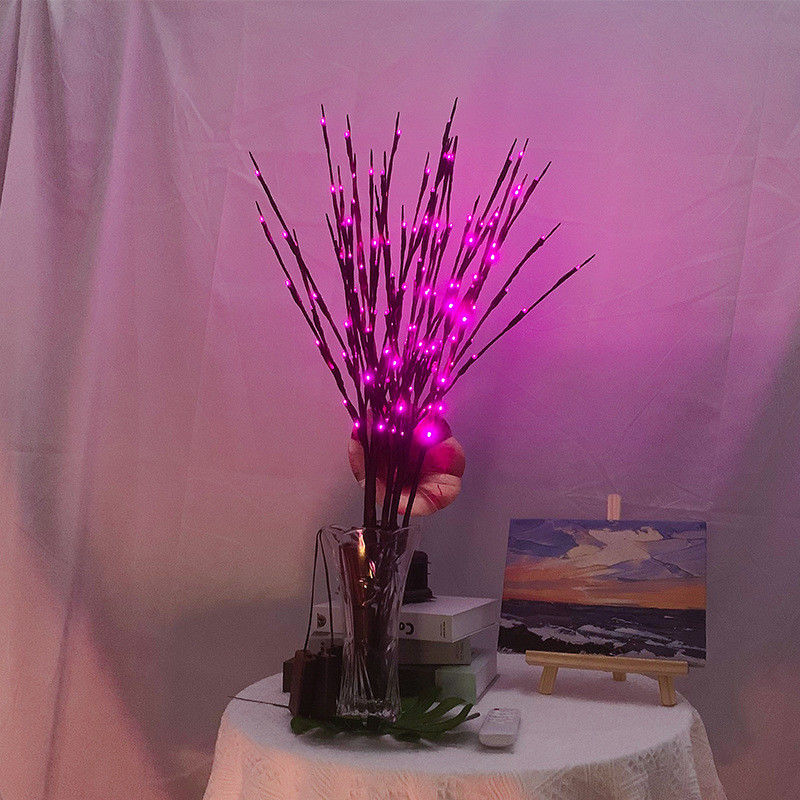 Lámpara de rama de sauce LED de 77 cm para boda Fiesta Fiesta Decoración del árbol de Navidad
