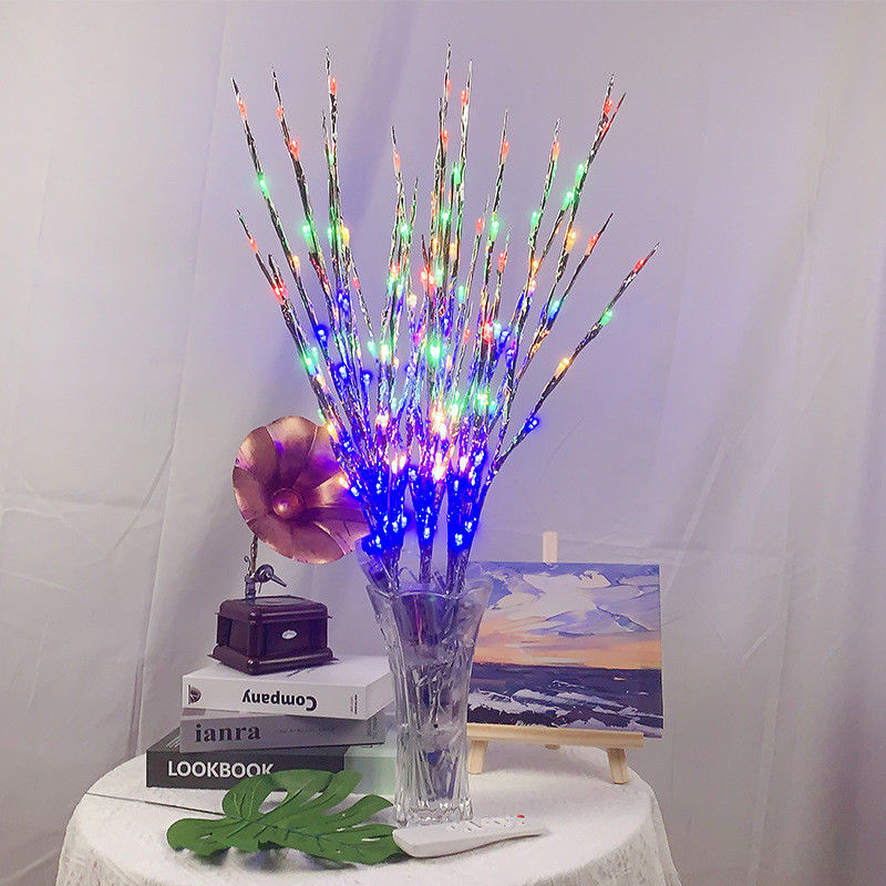 Lámpara de rama de sauce LED de 77 cm para boda Fiesta Fiesta Decoración del árbol de Navidad