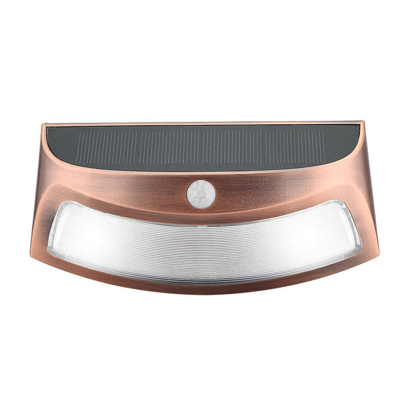 Lámpara de sonrisa de jardín exterior solar impermeable IP65 con inducción del cuerpo humano