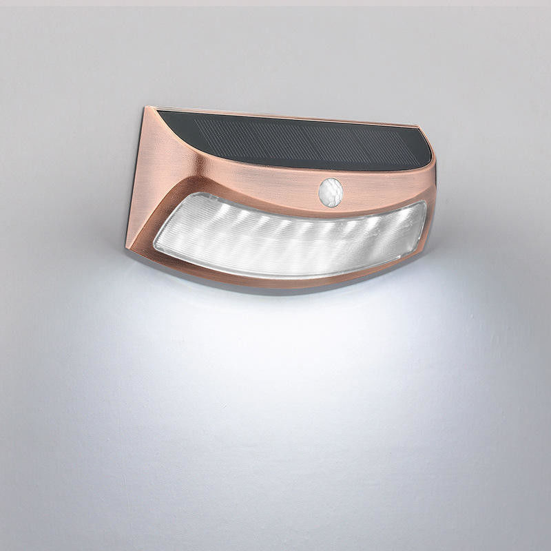 Lámpara de sonrisa de jardín exterior solar impermeable IP65 con inducción del cuerpo humano